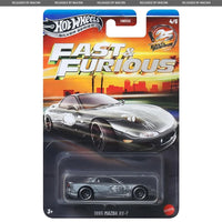 Hot Wheels Fast & Furious Themed Mix Set of 5 Cars