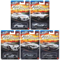 Hot Wheels Fast & Furious Themed Mix Set of 5 Cars
