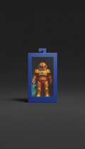 Boxed Toy With Neon Graphics