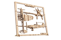 Fighter Aircraft 2.5D Puzzle Ugears