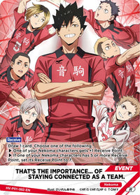 HV-D02 HAIKYU !! VOBACA BREAK: Starter Deck Nekoma High School Trading Card Game (English Version)