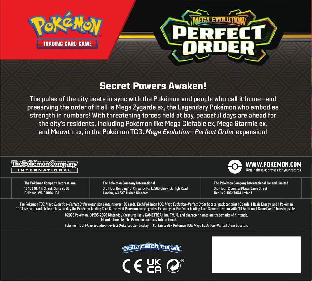 Pokémon TCG: Mega Evolution - Perfect Order Booster
