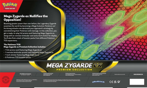 Pokemon TCG: Mega Zygarde ex Premium Collection Box NEW