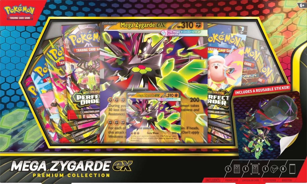 Pokemon TCG: Mega Zygarde ex Premium Collection Box NEW