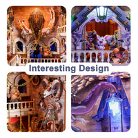 Monster Carnival Large Book Nook Tonecheer